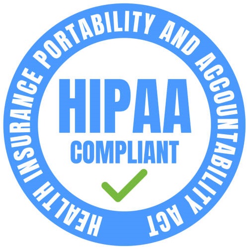 Hipaa compliant symbol icon